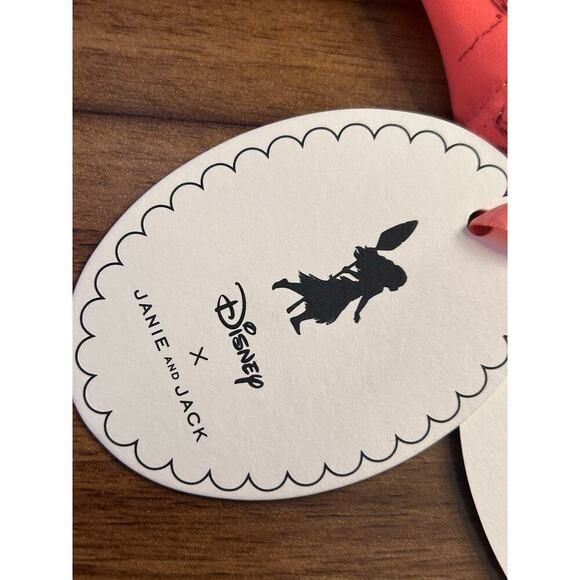 Nwt- Janie and Jack- Disney Moana Palm Toile Headwrap-0-6 months - Picture 3 of 5